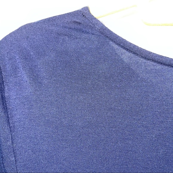 Banana Republic Short Sleeve Blouse Size S Blue Floral Print - Picture 6 of 9